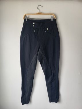 Women's Black Riding-Equestrian Full Seat Pants 36L